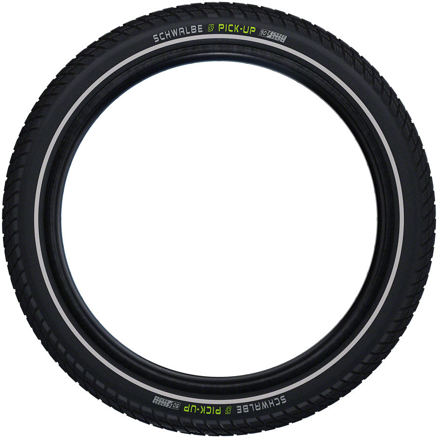 NEW Schwalbe Pick-Up Tire - 20 x 2.35, Clincher, Wire, Black/Reflective, Performance Line, Super Defense, Addix E, Twin Skin, E-50