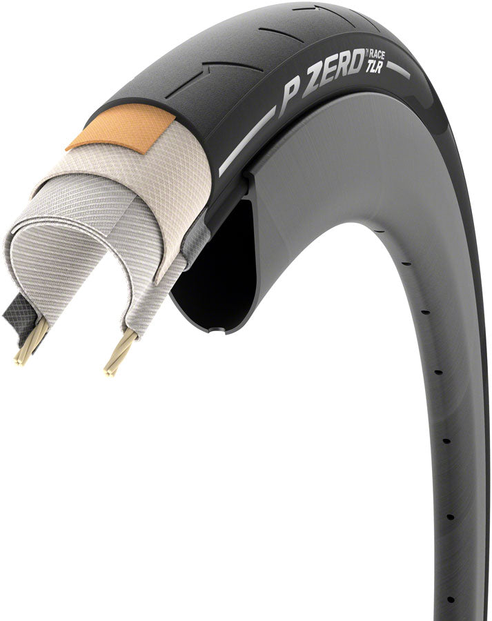 NEW Pirelli P ZERO Race TLR Tire - 700 x 40, Tubeless, Folding, Black, SmartEvo, SpeedCore
