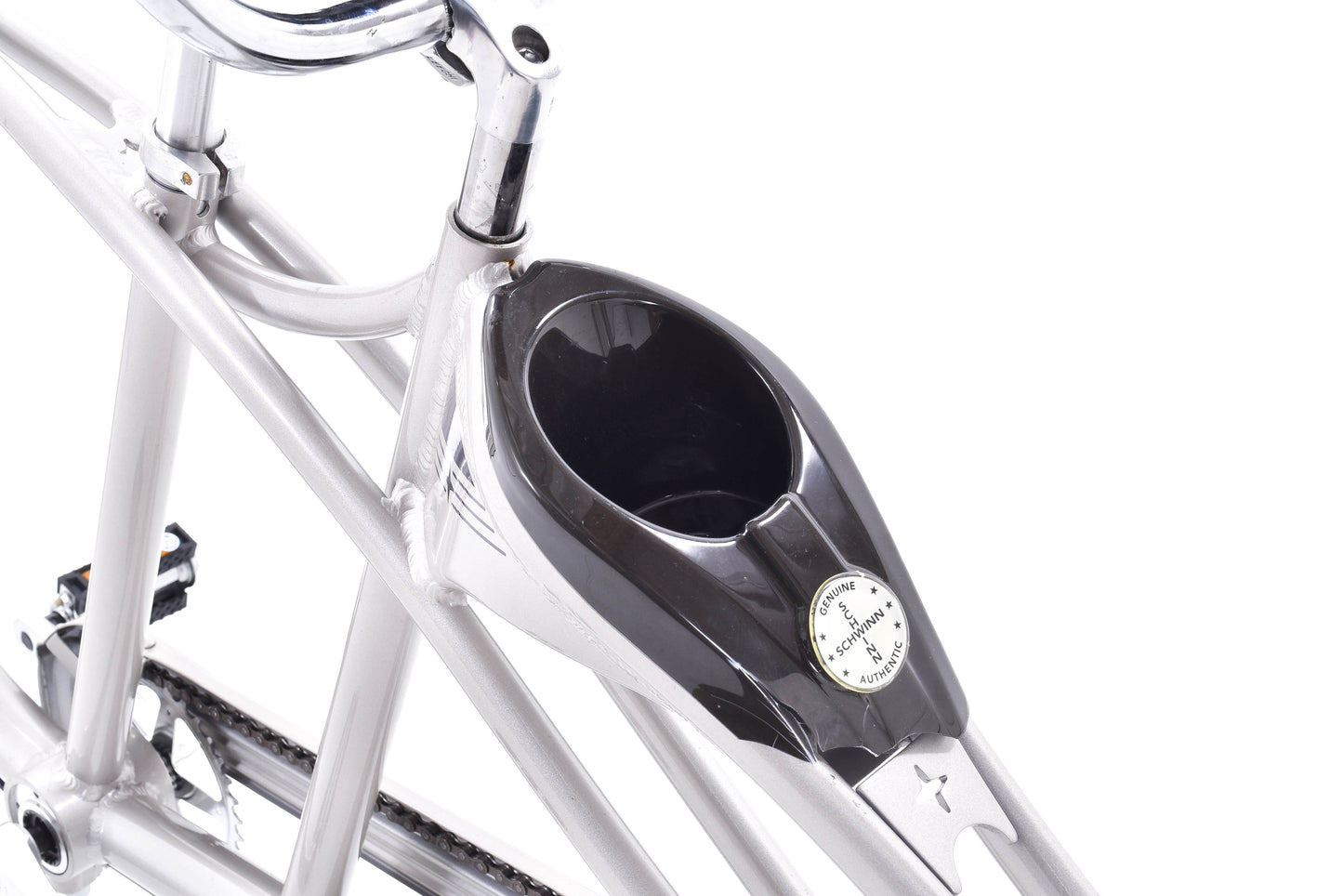 NEW DEMO Schwinn Tango Tandem Beach Cruiser 26" Wheels Aluminum Frame Silver