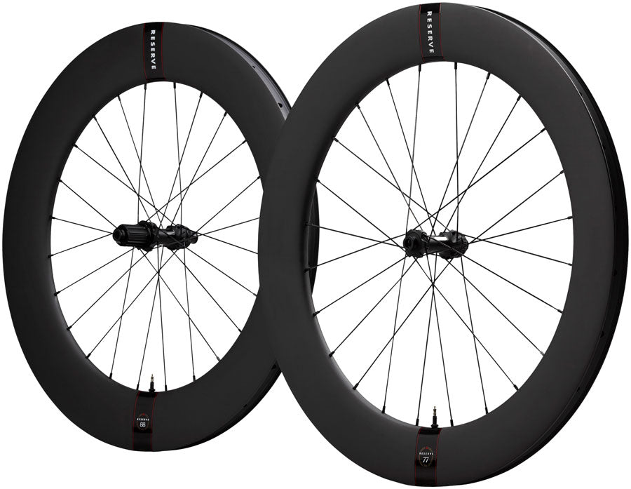 NEW Reserve Wheels Reserve 77/88 Turbulent Aero Wheelset - 700, 12 x 100/12 x 142, Center-Lock, Carbon, DT240