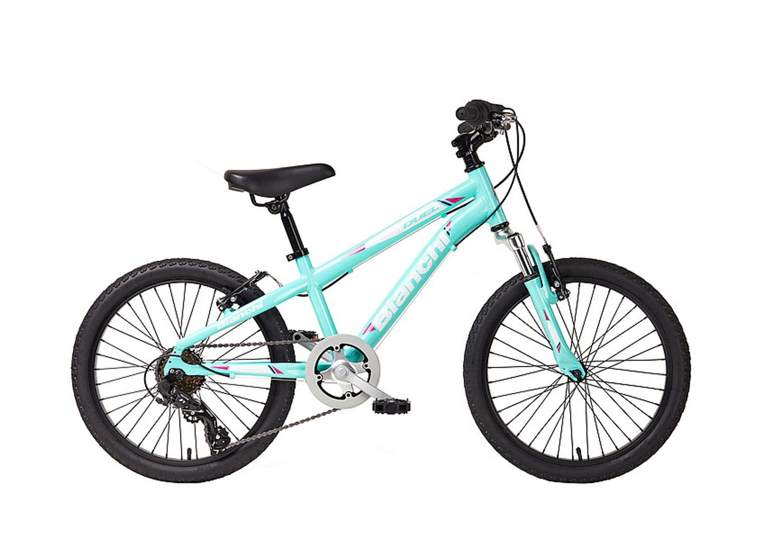 bianchi mountainbikes NEW Bianchi Duel 20 Kids Mountain Bike Celeste/White