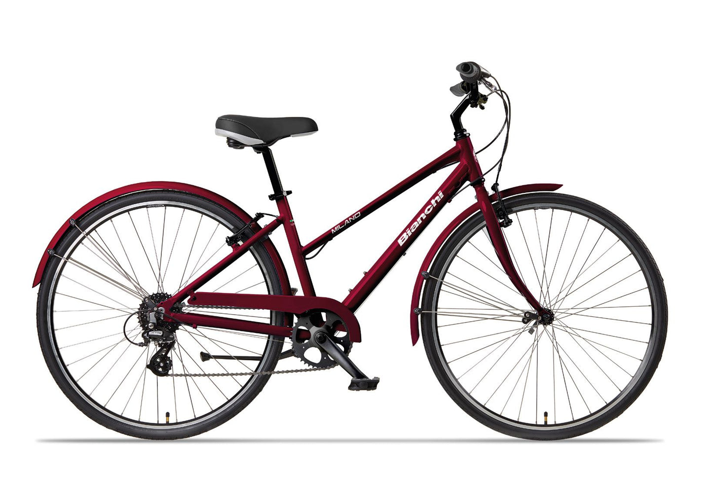 NEW Bianchi Milano Mid-Step Altus 2x8 Hybrid City Bike