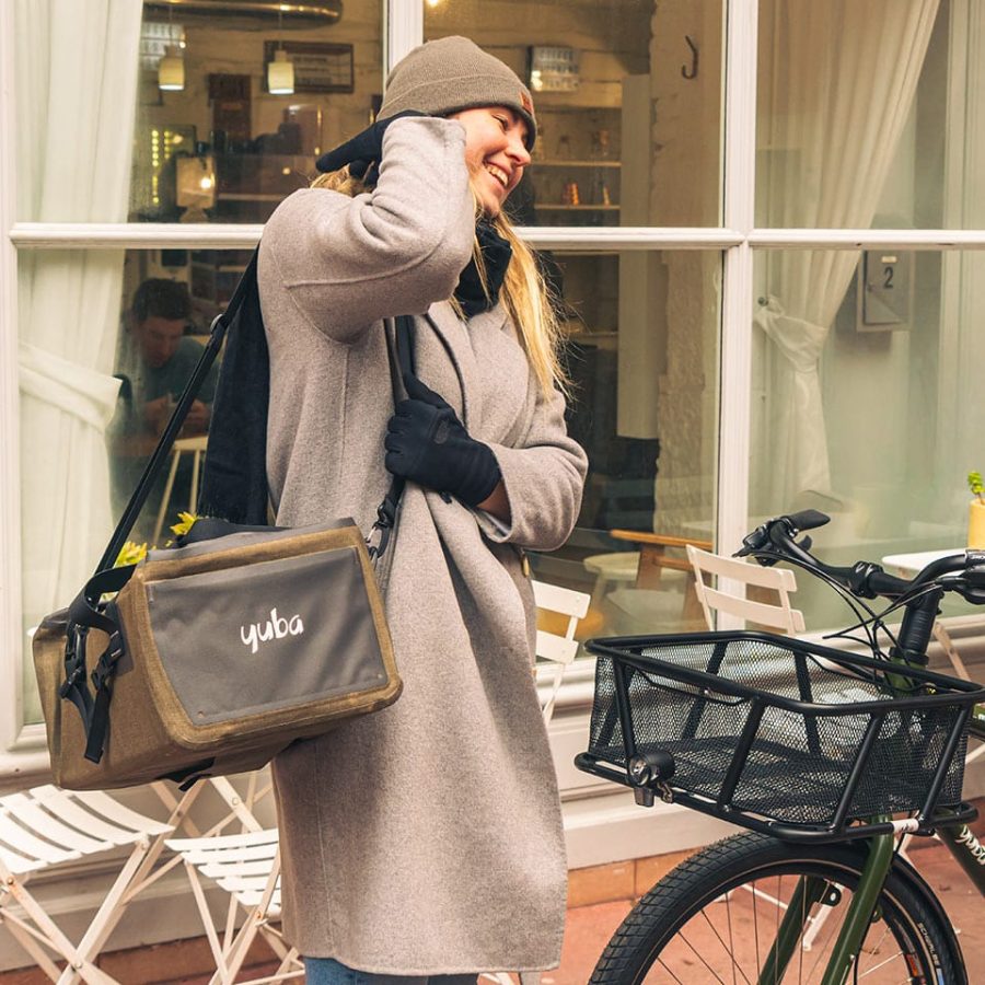 NEW Yuba Grab & Go Bag - Roll Top Front Bag For FastRack and Bread Basket