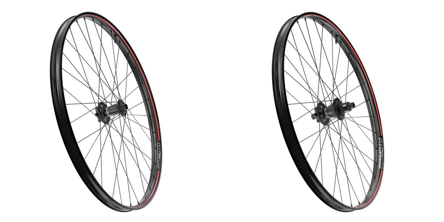 NEW Zipp 3ZERO MOTO Wheelset - 29", 15 x 110mm / 12 x 148mm Boost, 6-Bolt, XD, Slate/Stealth