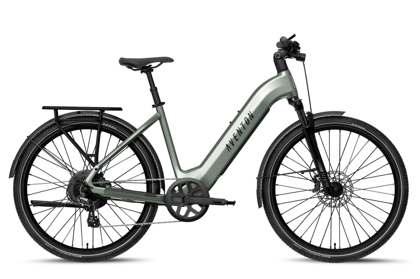 NEW Aventon Level 4 REC Step-Through Electric Commuter Bike — 750W, 28mph Class 3, Regenerative Braking