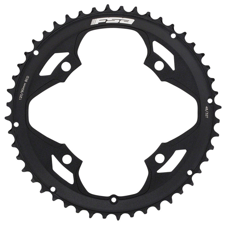 NEW Full Speed Ahead Vero Pro Chainring - 48t, 110mm BCD, 4-Bolt, Black - Around the Cycle