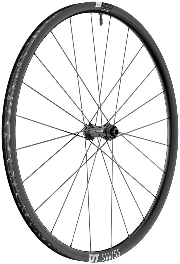 NEW DT Swiss GR 1600 Spline 25 Front Wheel - 700, 12 x100mm, Center-Lock, Black - Around the Cycle