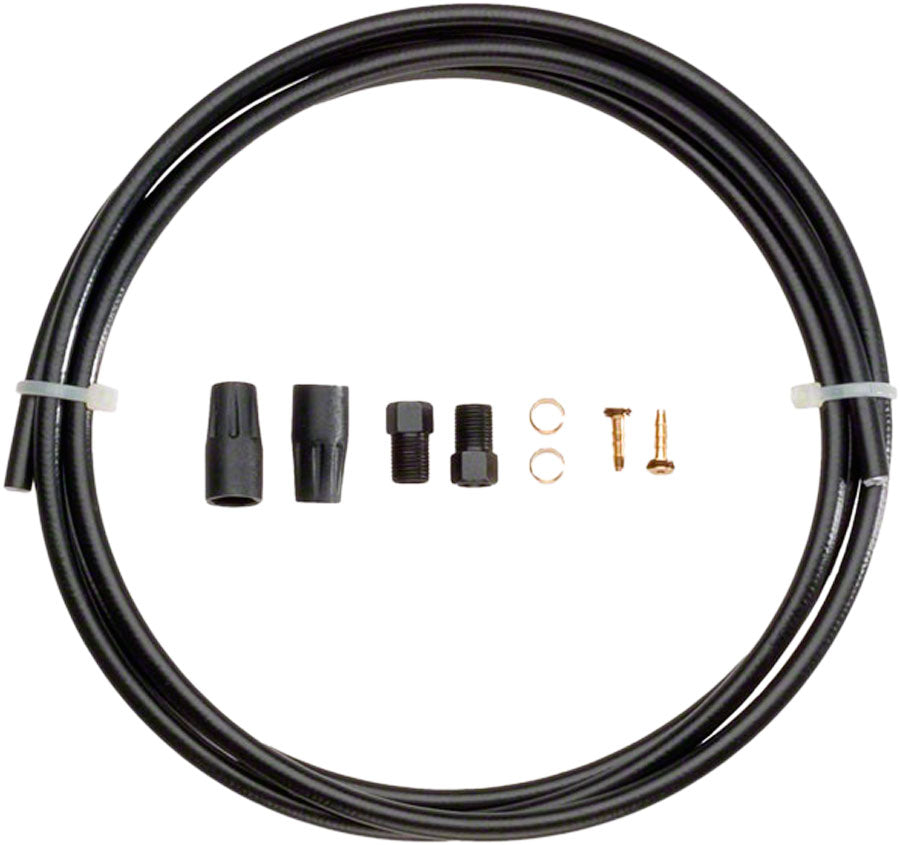 NEW Tektro Hydraulic Brake Hose Kit - 2000mm, 5.5mm Hose, Black
