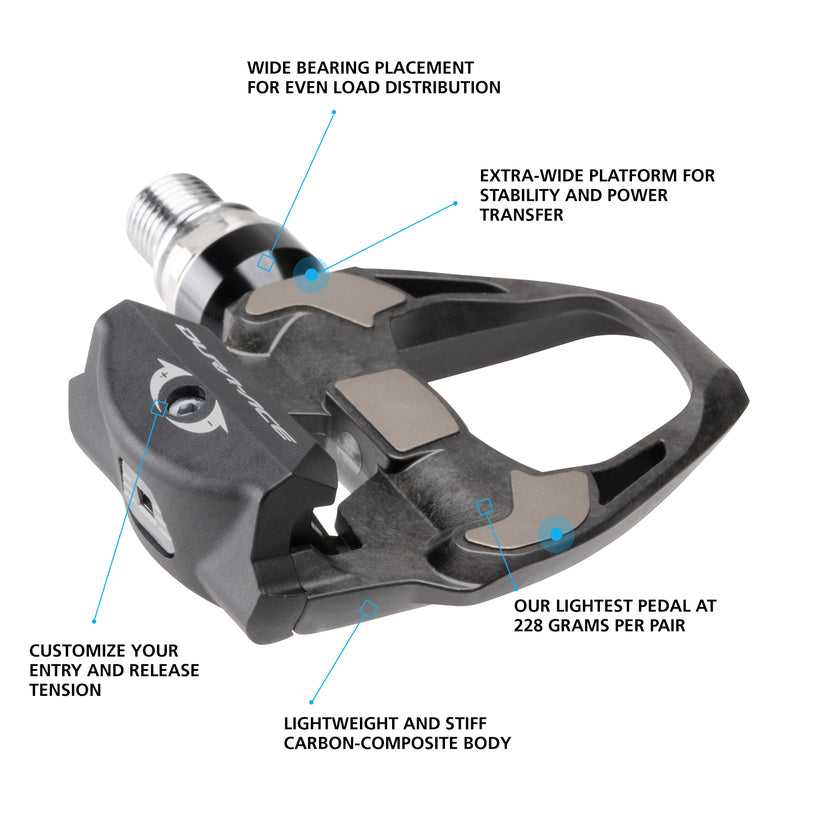 NEW Shimano Dura Ace PD-R9100 SPD SL Road Clipless Pedals + SM-SH12 Cleats