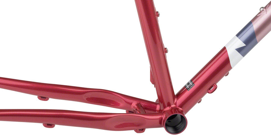 NEW All-City Gorilla Monsoon Frameset - 650b, Steel, Hotberry Rhubarb, 61cm