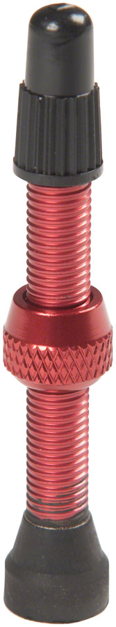 NEW Stan's Alloy Presta Valve Stem, 55mm Universal, Red, Pair