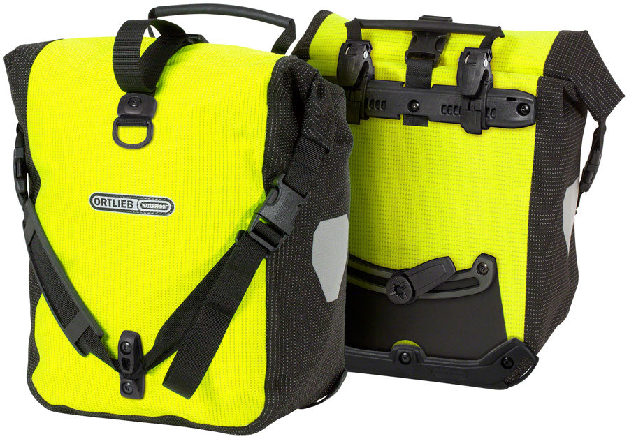 NEW Ortlieb Sport-Roller High Visibility: 25 Liter, Pair, Yellow - Around the Cycle
