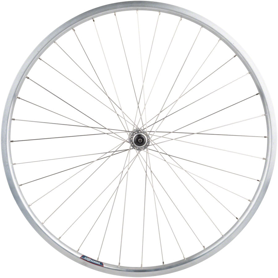 NEW Quality Wheels Value HD Series Front Wheel - 700, QR x 100mm, Rim Brake, Silver, Clincher - Around the Cycle