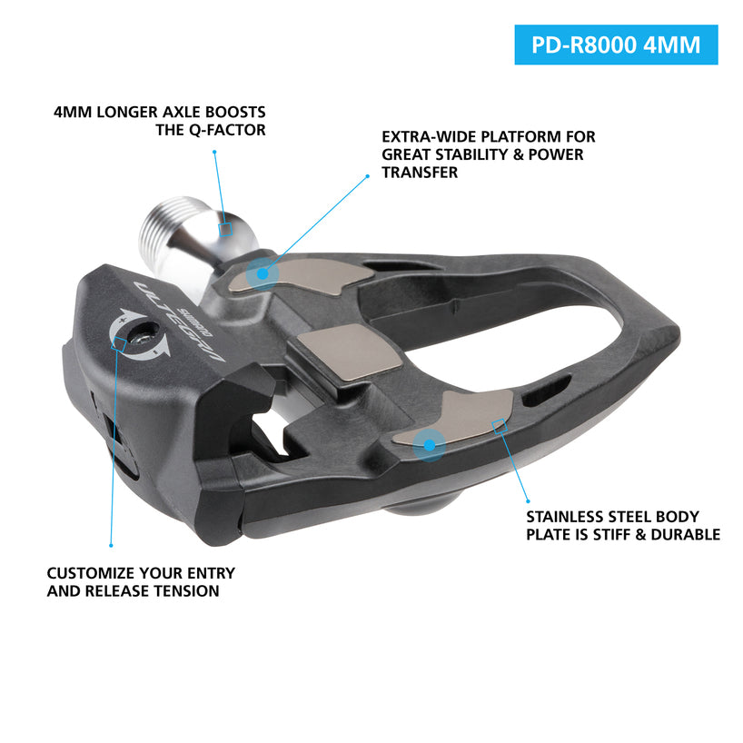 NEW Shimano Ultegra PD-R8000 SPD-SL Carbon Road Clipless Pedals + SM-SH11 Cleats