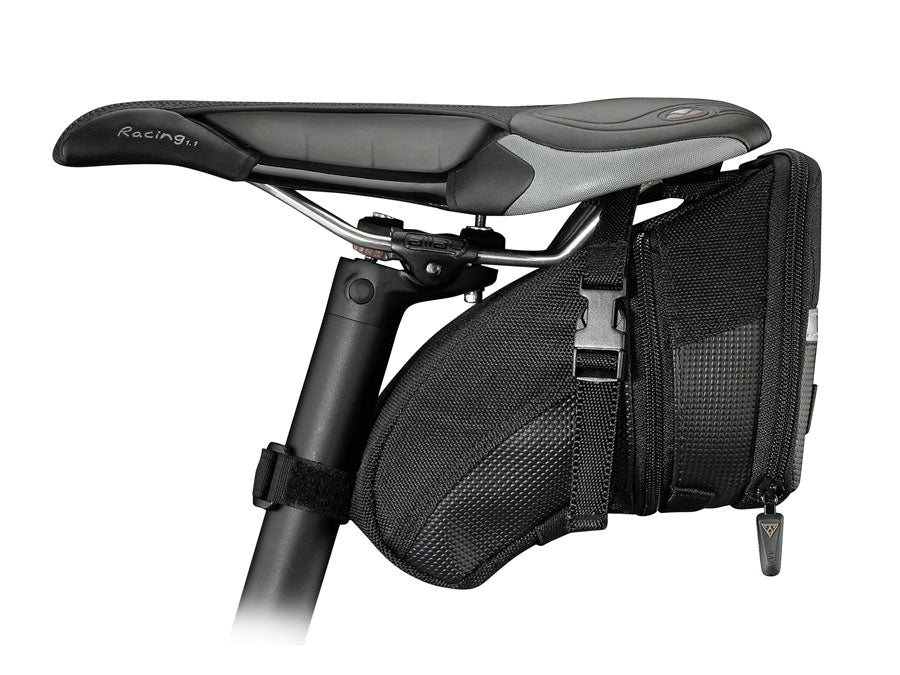 NEW Topeak Aero Wedge Seat Bag: LG, Black - Around the Cycle