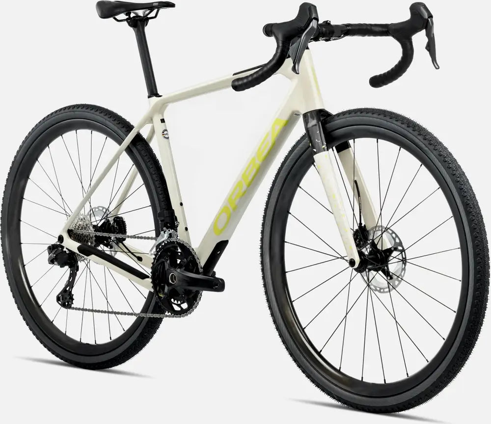 NEW 2024 Orbea Terra M20Team XL Ivory White - Spicy Lime (Gloss)