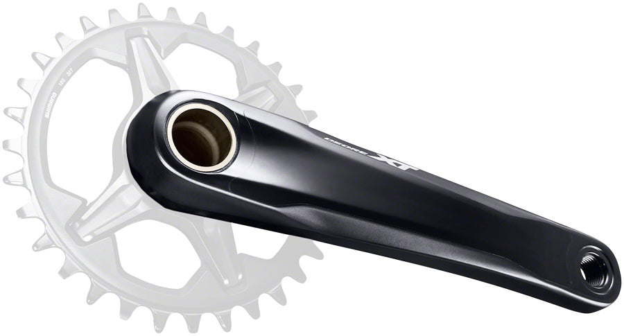 NEW Shimano Deore XT FC-M8100-1 Crankset - 170mm, 12-Speed, 1x, Direct Mount, Hollowtech II Spindle Interface, Black - Around the Cycle