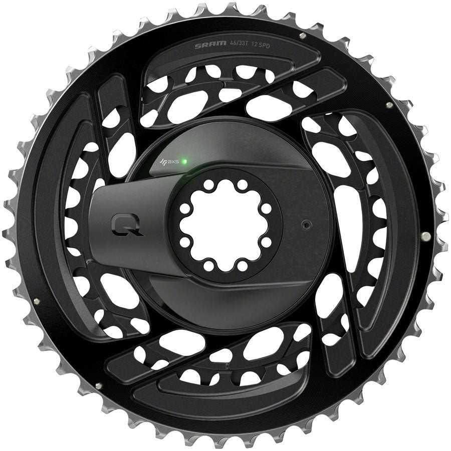 NEW SRAM Force AXS 2x Power Meter Chainring Kit - 46/33t 2x12-Speed 8-Bolt Direct Mount Black D2