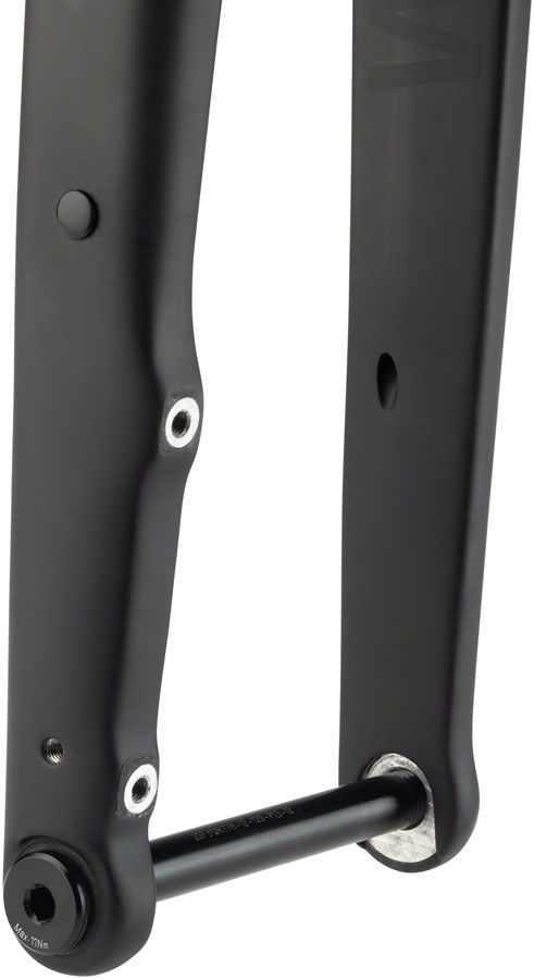 NEW WHISKY No.9 CXLR Fork - 12mm Thru-Axle, 1.5" Tapered Carbon Steerer, Flat Mount Disc, Matte Black
