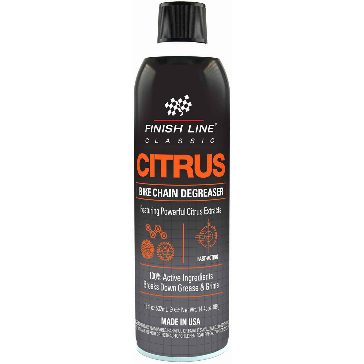 NEW Finish Line Citrus Degreaser 18oz Aerosol