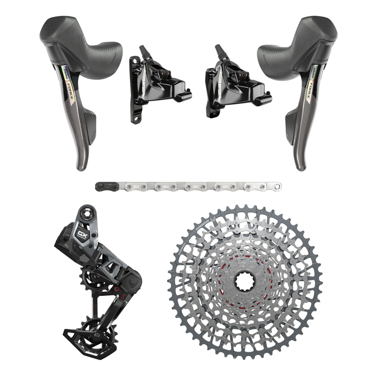 NEW SRAM Force D2 Eagle T Type AXS Transmission Mullet Groupset Kit U