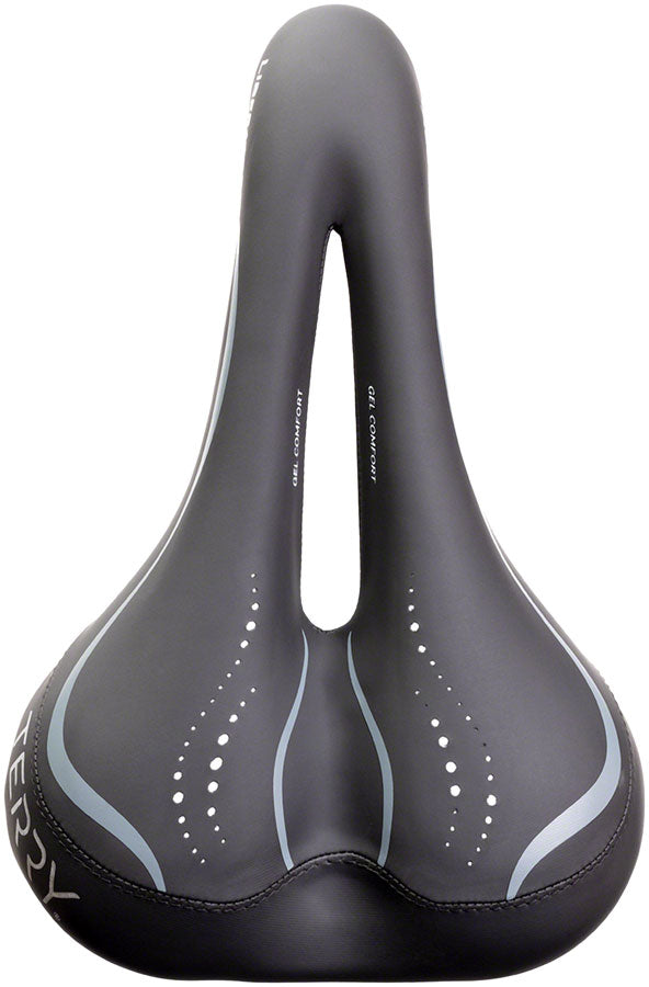 NEW Terry Liberator X Gel Saddle - Steel, Black, Women's, Italia