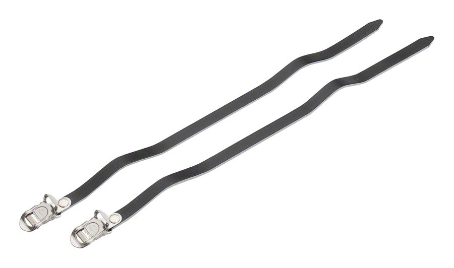 NEW MKS Leather Toe Straps 420mm Long Black - Around the Cycle