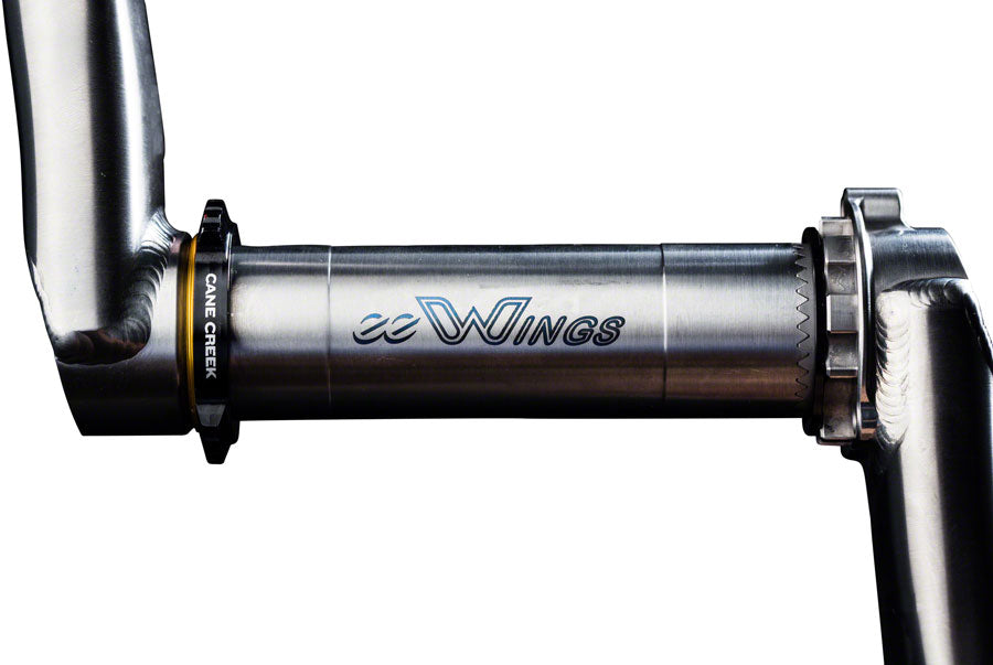 NEW Cane Creek eeWings Mountain Titanium Crankset - 165mm, Direct Mount, 30mm Spindle, Brushed Titanium - Around the Cycle