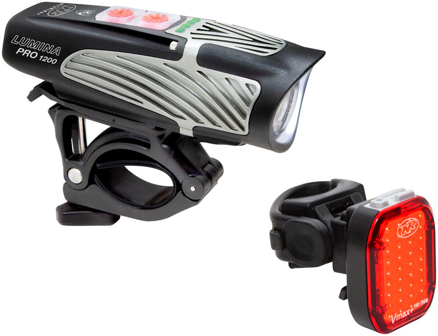 NEW NiteRider Lumina Pro 1200/Vmax+ Headlight/Taillight Set - Around the Cycle