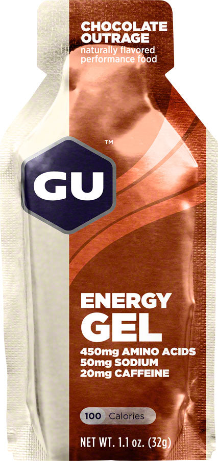 NEW GU Energy Gel - Chocolate, Box of 24 - Around the Cycle