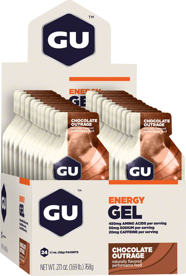 NEW GU Energy Gel - Chocolate, Box of 24
