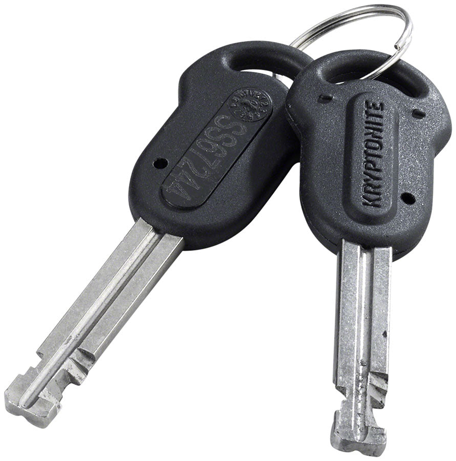 NEW Kryptonite Keeper U-Lock - 4 x 8", Keyed, Black, Includes 4' cable and bracket