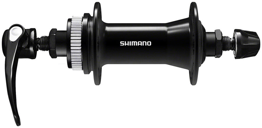 NEW Shimano Deore HB-QC400 Front Hub - QR x 100mm, Center-Lock Disc, Black, 32H - Around the Cycle