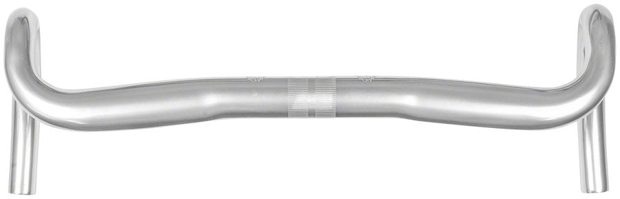 NEW Velo Orange Nouveau Randonneur Handlebar - 31.8, 5 Degree Sweep, 85mm reach, 128mm Drop, 46cm, Silver - Around the Cycle