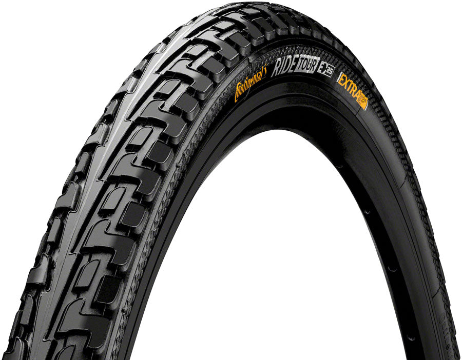 NEW Continental Ride Tour Tire - 700 x 28, Clincher, Wire, Black, ExtraPuncture Belt, E25