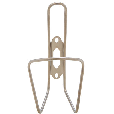 NEW Planet Bike Stainless Water Bottle Cage - Silver, Silver