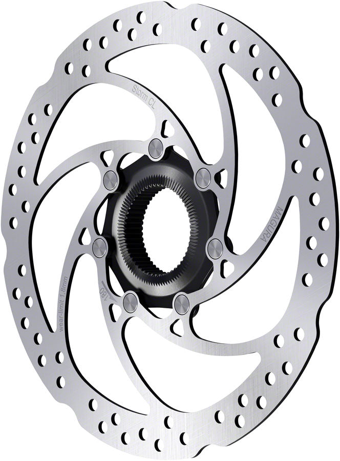 NEW Magura Storm CL Disc Brake Rotor - 180mm, Center Lock, For Thru-Axle Hub, Silver