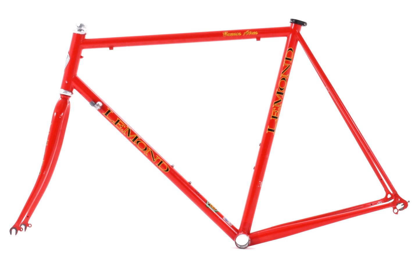 USED Lemond Buenos Aires Reynolds Steel Road Frame 57cm Red/Black Reynolds 853