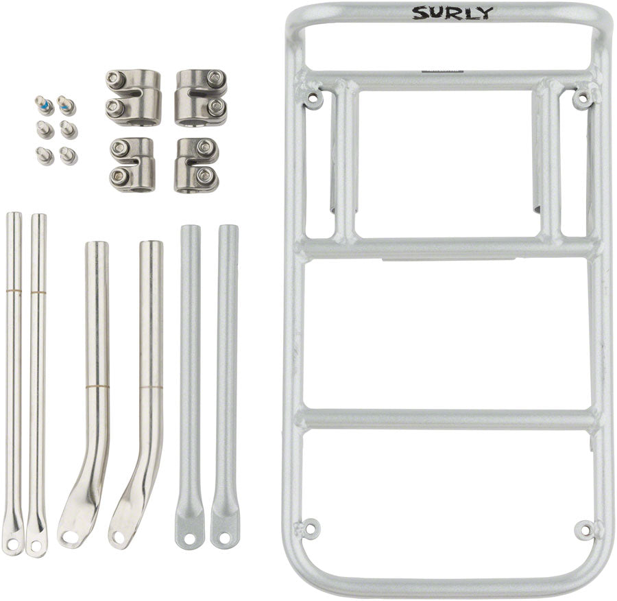 NEW Surly 8-Pack Rack Front Rack - Steel, Silver - Around the Cycle