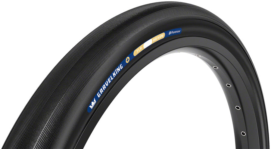 NEW Panaracer GravelKing Slick Plus Tire - 700 x 40, Tubeless, Folding, Black