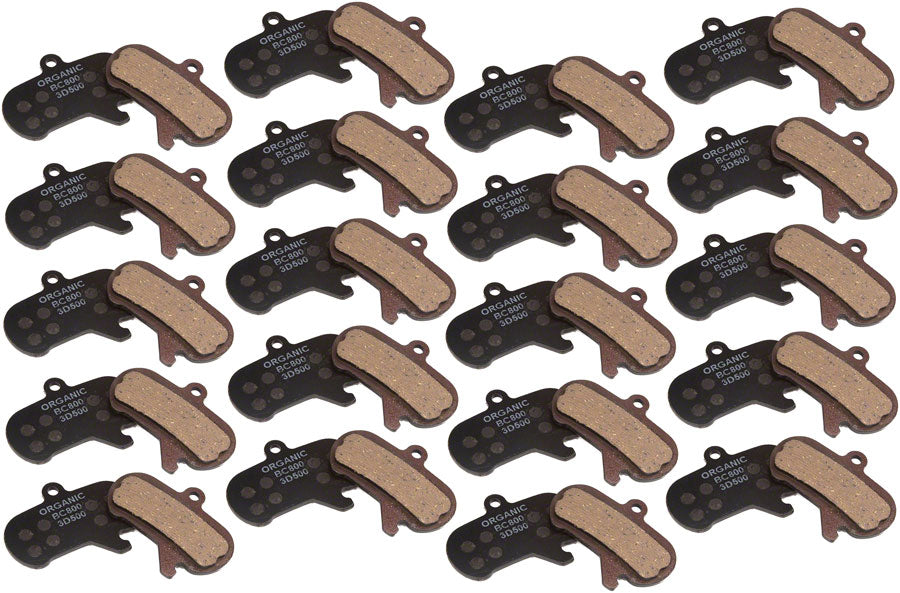 NEW SRAM Maven X-Large Disc Brake Pads - Organic Compound, Steel Backed, Quiet, Maven 2024+, (20 Sets) - Around the Cycle