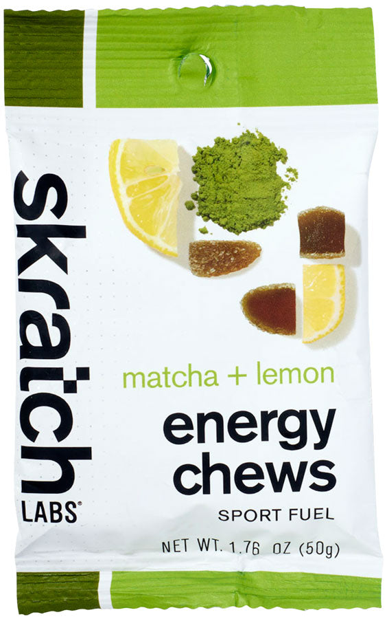 NEW Skratch Labs Sport Energy Chews: Matcha Green Tea and Lemon, Box of 10