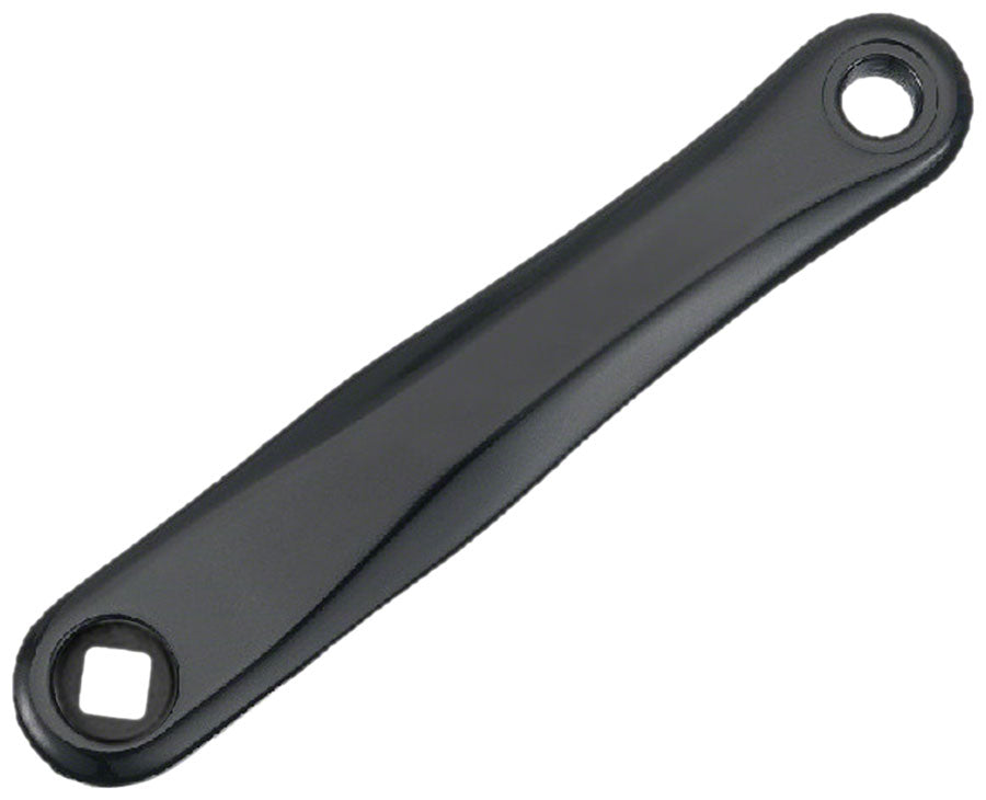 NEW Samox SAC08 Left Crank Arm - 170mm, JIS Diamond Taper Spindle Interface, Forged Aluminum, Spindle Bolt Sold Separate, Black - Around the Cycle