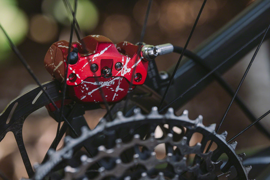 NEW SRAM Maven Ultimate Stealth Expert Disc Brake Kit - Front/Rear Levers, Front/Rear Red Splash Calipers, Adapters, 4 Rotors, Bleed Kit - Around the Cycle