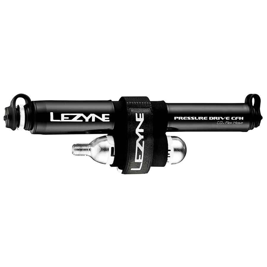 NEW Lezyne, Pressure Drive CFH, CO2 Inflator/Pump, Threaded, Presta, Schrader, 1x16g