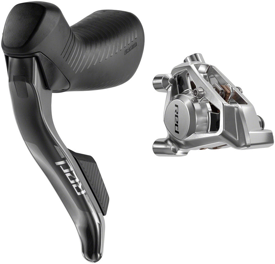 NEW SRAM RED eTap AXS HRD Shift/Brake Lever and Hydraulic Disc Caliper -  Left/Front, Flat Mount 20mm Offset, 950mm Hose, Black, E1