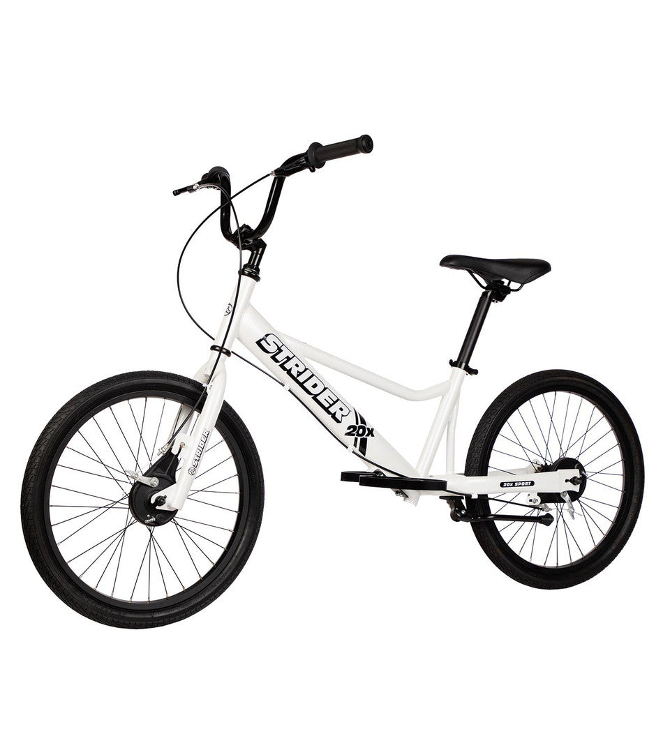 NEW Strider 20x Sport Convertible Balance Bike - White