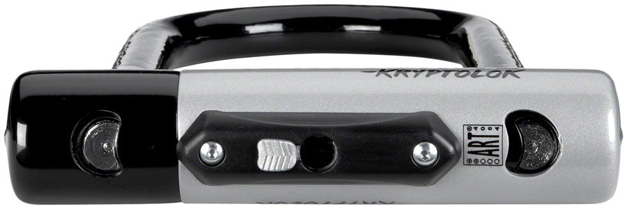 NEW Kryptonite KryptoLok U-Lock - 4 x 9", Keyed, Black, Includes 4' cable and bracket