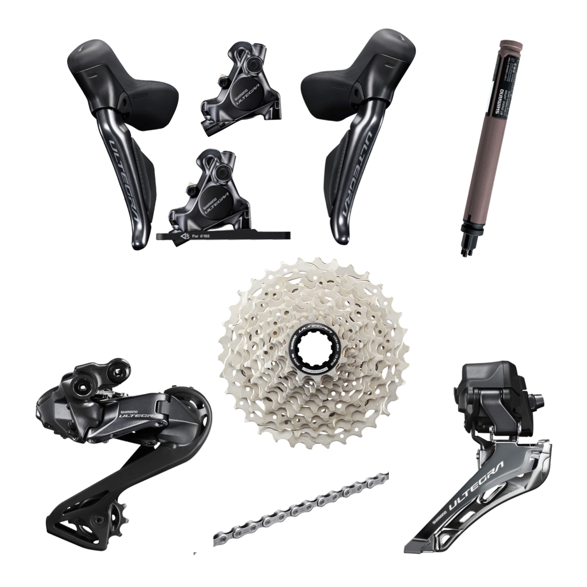 NEW Shimano Ultegra R8170 2x12-Speed Di2 Electronic Groupset - Around the Cycle