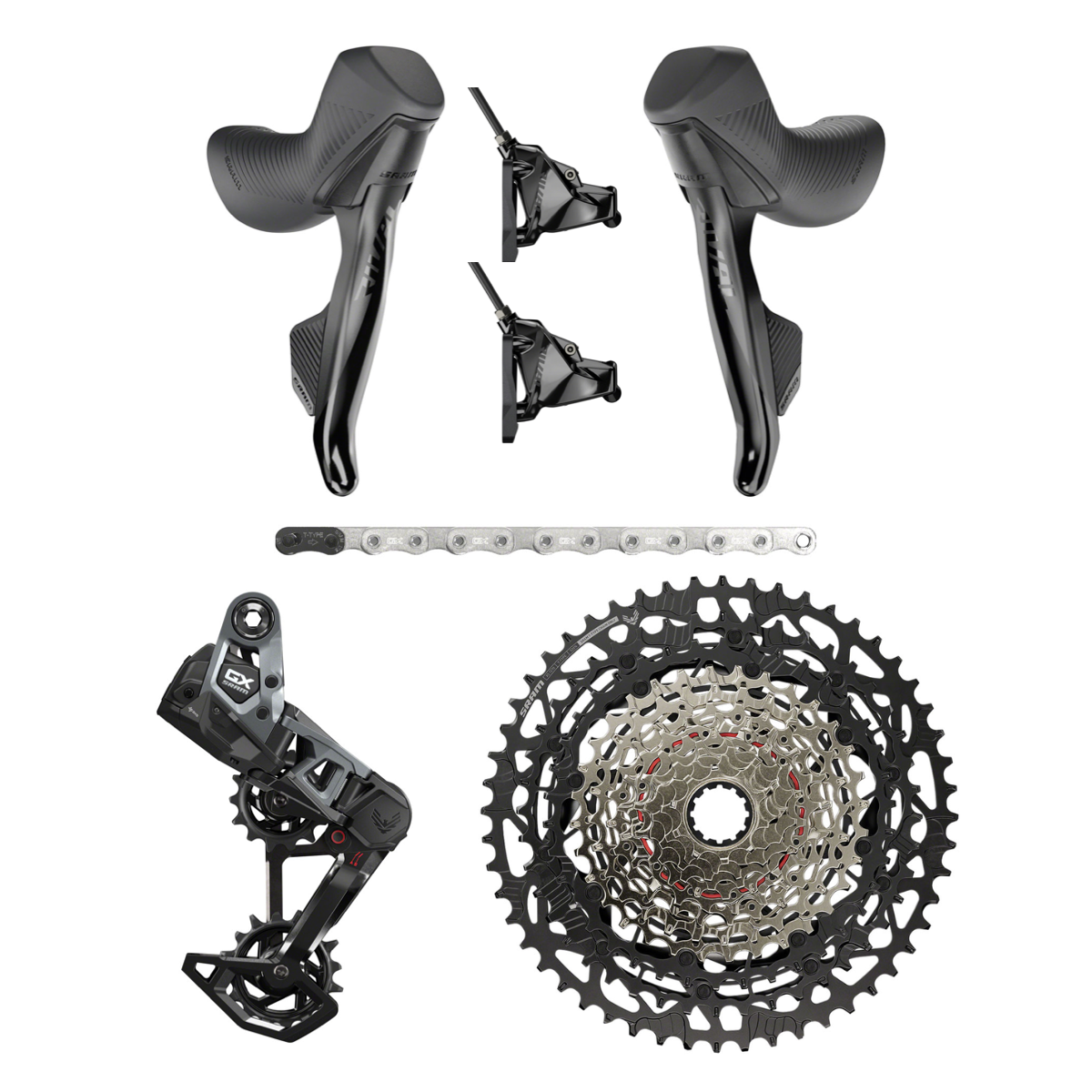 NEW SRAM Rival Eagle T-Type AXS Transmission Mullet Groupset Kit, UDH ONLY